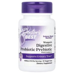 Women's Digestive Probiotic Prebiotic With Cranberry