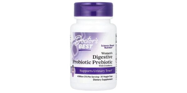 Women's Digestive Probiotic Prebiotic With Cranberry