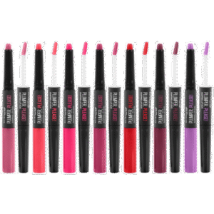 Maybelline Plumper Please Duo Lip Gloss + Liner Assorted Pack Of 12