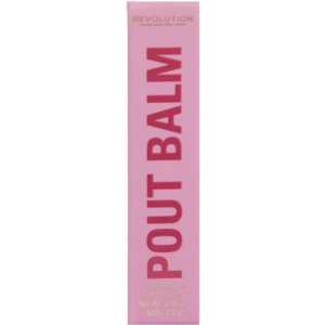 Revolution Pout Balm Glossy Shine Lip Balm Pink Shine