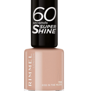 Rimmel 60 Seconds Super Shine Nail Polish 708 Kiss In The Nude