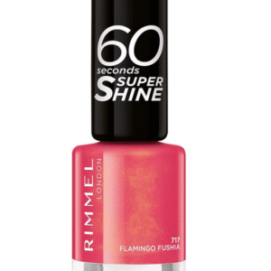 Rimmel 60 Seconds Super Shine Nail Polish 717 Flamingo Fushia