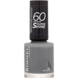 Rimmel London 60 Seconds Super Shine Nail Polish 807 My Grey