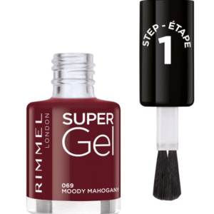 Rimmel London Super Gel Nail Polish 069 Moody Mahagony